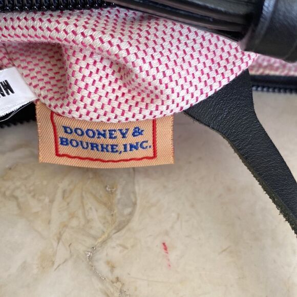 Dooney & Bourke Monogram Canvas & Leather Hobo Bag - Picture 12 of 13